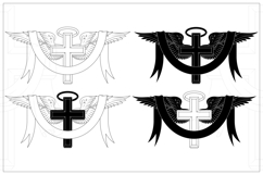 Christian Cross with Sacred Mantle Product Image 8