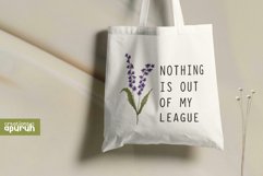 Manifest Quotes with Birth Month Flower Tee 08 Product Image 2