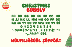 Christmas Bubbly - All Caps Bold Cute Font Product Image 8