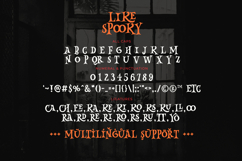 Like Spooky - Display Halloween Font Product Image 8