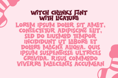 Witch Chunky - All Caps Bouncy Bold Font Product Image 8