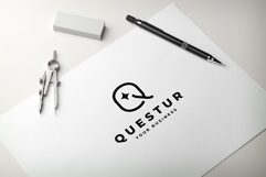 Questur Letter Q Sparkle Logo Product Image 2