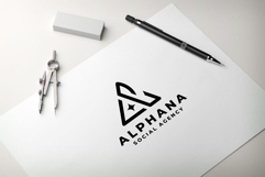 Alphana Abstract A Logo Product Image 2