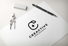 Creactive Letter C Star Logo Product Image 3