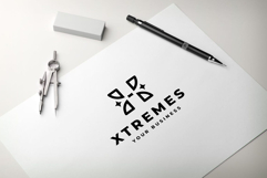 Xtremes Abstract X Sparkle Logo Product Image 2