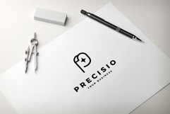 Precisio Letter P Sparkle Logo Product Image 2
