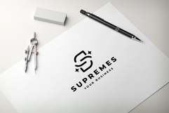 Supremes Letter S Sparkle Logo Product Image 3