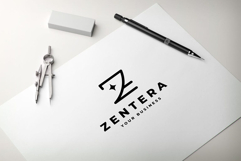Zentera Abstract Z Sparkle Logo Product Image 2