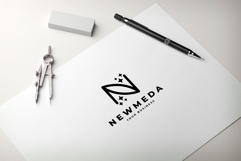 Newmeda Letter N Sparkle Logo Product Image 2