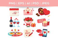 Valentine's Day Doodle | Vector &amp; PNG Illustration Product Image 1