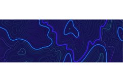 Topographic relief contouring line. Elevation map or ocean f Product Image 1