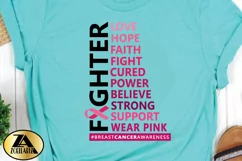 Breast Cancer SVG PNG EPS DXF Awareness SVG Pink Ribbon SVG Product Image 2
