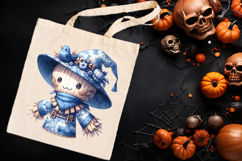 Funny Halloween garden scarecrow clipart t shirt designs png Product Image 2