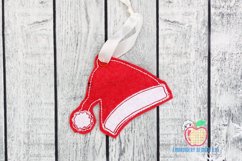 Red Santa Cap Ornament Embroidery Product Image 1