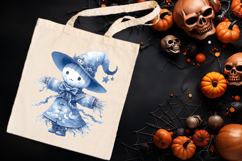 Funny Halloween garden scarecrow clipart t shirt designs png Product Image 3