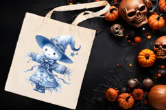 Funny Halloween garden scarecrow clipart t shirt designs png Product Image 3