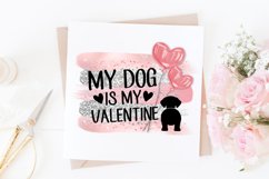 Valentines Dog Sublimation Design in PNG Format Product Image 2
