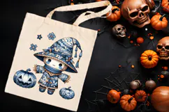 Funny Halloween garden scarecrow clipart t shirt designs png Product Image 3