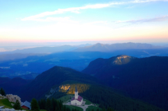 Lush Green Hills And Valley Background Product Image 1