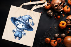 Funny Halloween garden scarecrow clipart t shirt designs png Product Image 3