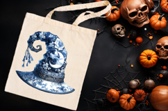 Funny blue Halloween hat kids clipart t shirt designs png Product Image 1