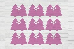 2 inch christmas tree fold in half card tag ai dxf sag png f Product Image 1