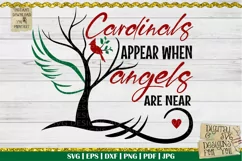 Cardinals appear when angels are near svg | Memorial SVG C Product Image 1
