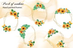 Pack of sunshine- hand painted sunflower frames Product Image 2