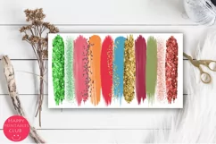 Autumn Brush Strokes Clipart- Autumn Brushes Strokes Product Image 3