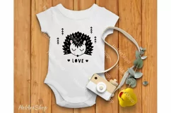 Hedgehog svg, Woodland svg, forest animal svg Product Image 2