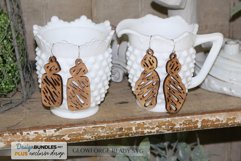 Glowforge Modern Abstract / Boho Earrings Set Product Image 1