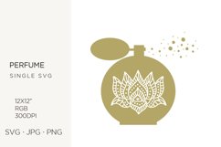 vintage perfume bottle, fragrance svg logo icon Product Image 1