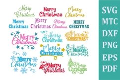 Christmas Quote/Saying Word BUNDLE 170 SVG Cut Files Product Image 22