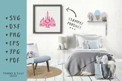 Castle - SVG DXF PNG EPS PDF JPG Cutting File Product Image 5