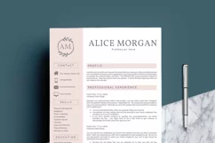 Professional Creative Resume Template - Alice Morgan - Free Design of The Week Product Image 2
