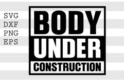 Body under construction SVG Product Image 1