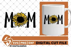 Mom svg, Mother's Day svg, Mommy, Sunflower svg, Summer svg Product Image 1