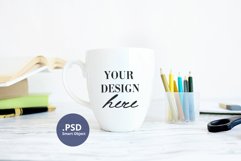 Homeschool Teacher Bistro mug mockup, Back to school mockup Product Image 1