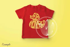 Eleven Months Old SVG yellow baby duck lettering design Product Image 2