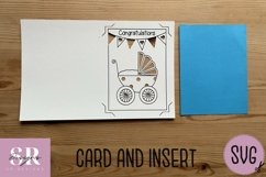 New baby card insert design| Paper cutting | Cricut Joy svg Product Image 5