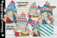 Big Feet Gnomes Sublimation Clipart Product Image 1