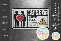 Grandparents So Easy To Operate Even A Child Could Do It SVG Product Image 1