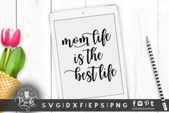Mom life is the best life SVG PNG EPS DXF Product Image 1