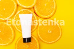 Natural vitamin c skincare product with fresh juicy orange Product Image 1
