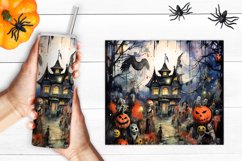 Halloween tumbler wrap sublimation | Halloween party PNG Product Image 2