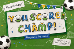 Goalswing Sports Fun Kids Font Product Image 9
