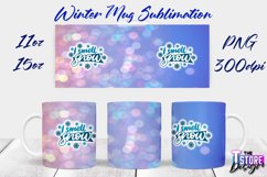 Winter Mug Sublimation | Winter 11 oz |15 oz Mug Sublimation Product Image 3