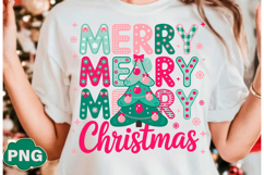 Merry Christmas Tree Png, Merry Png Product Image 4