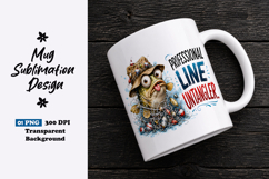 Professional Line Untangler Funny Fishing Sublimation PNG Product Image 1