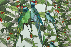 Rainforest jungle pattern with parrots Product Image 10